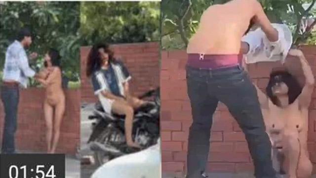 Bihari Couple Rough Sex – Outdoor Blowjob Clip